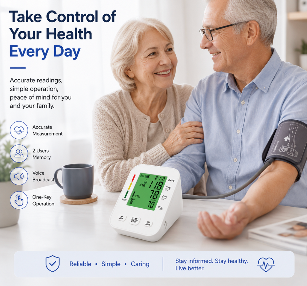Digital Upper Arm Blood Pressure Monitor