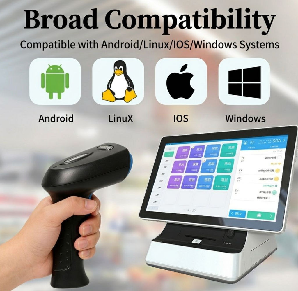 TB20BG Wireless Bluetooth 1D/2D Barcode Scanner