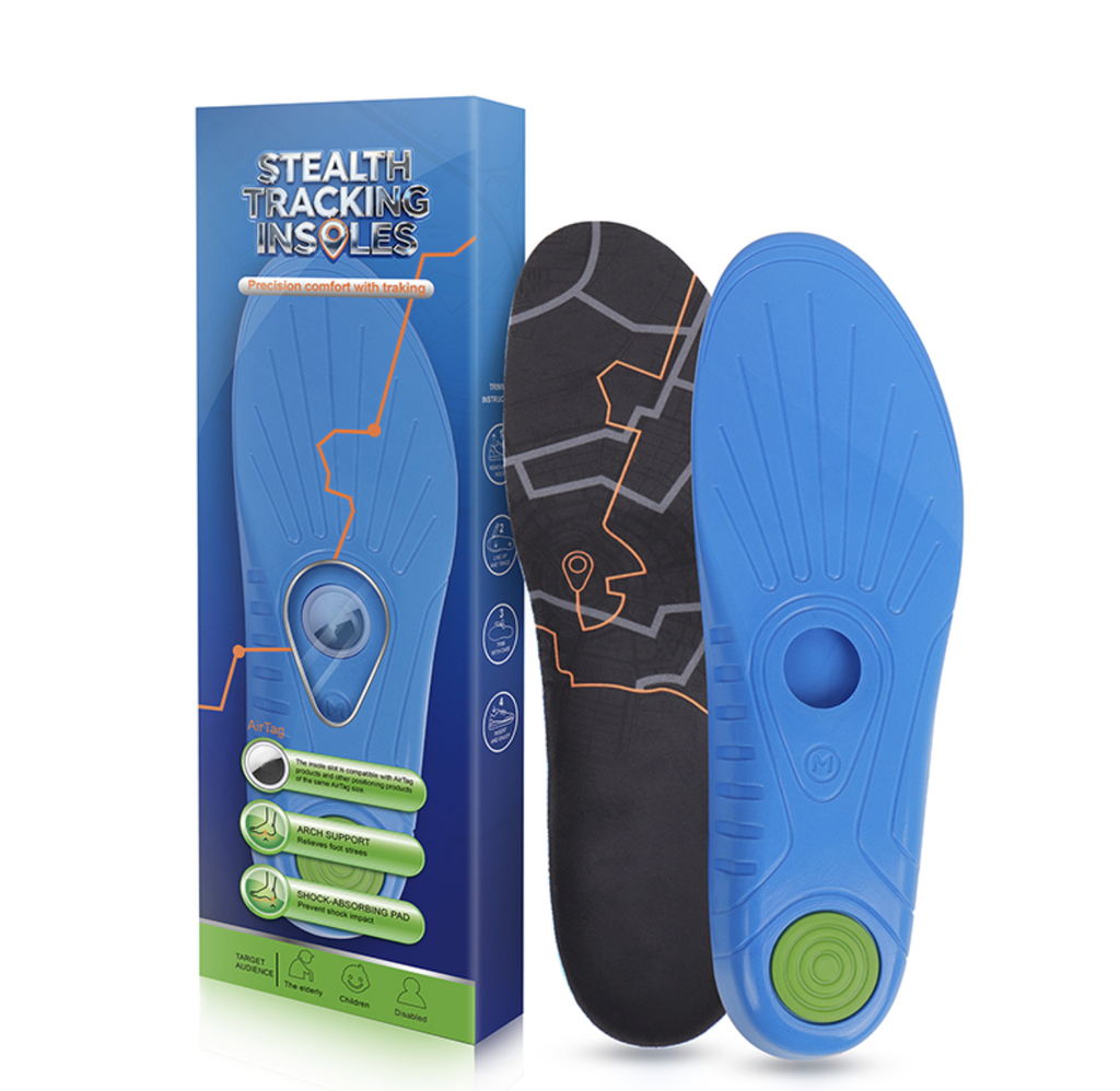 Smart GPS Tracker Insoles with Arch Support