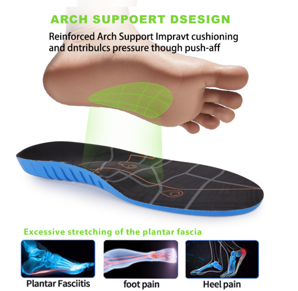 Smart GPS Tracker Insoles with Arch Support