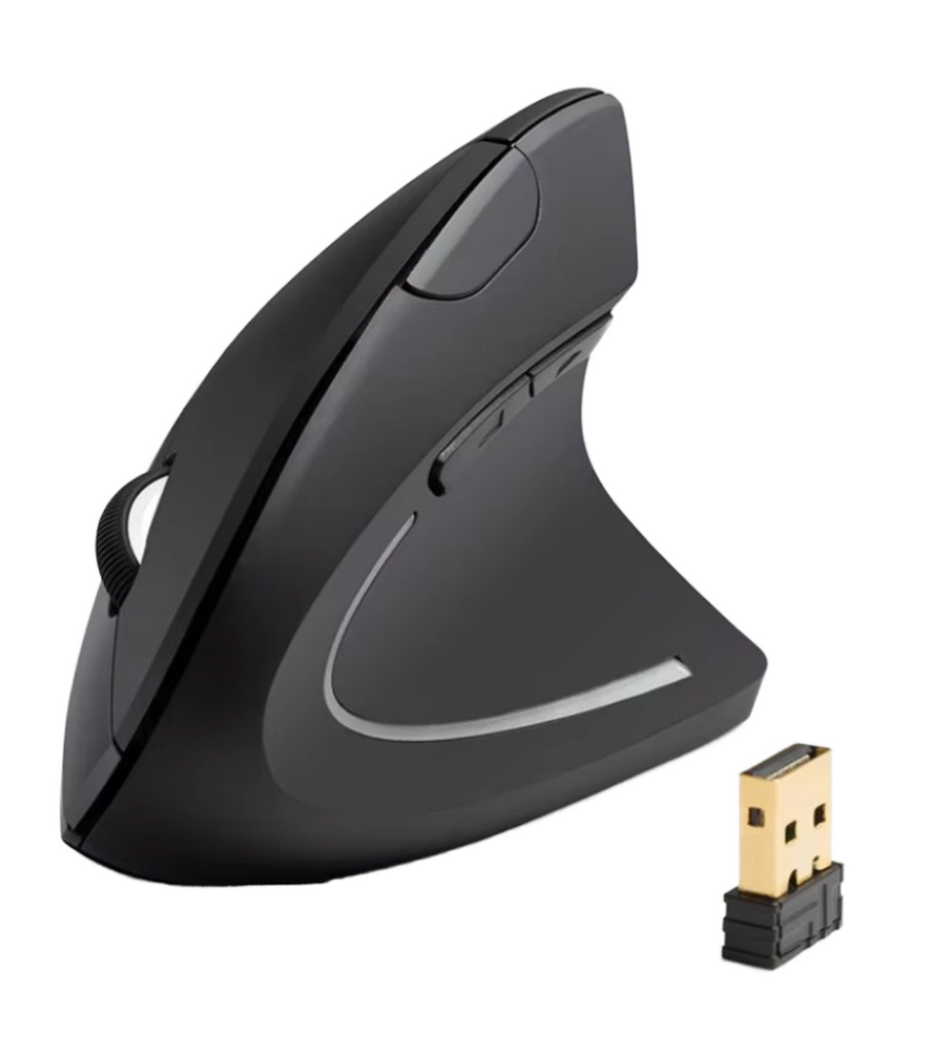 Ergonomic 2.4G Wireless Vertical Mouse – 6-Button