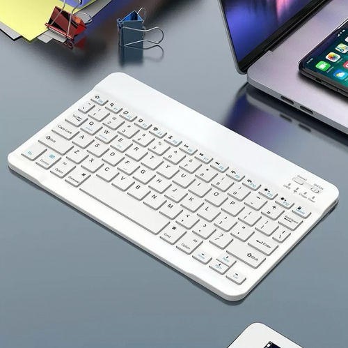 10-Inch Ultra-Slim Wireless Bluetooth Keyboard