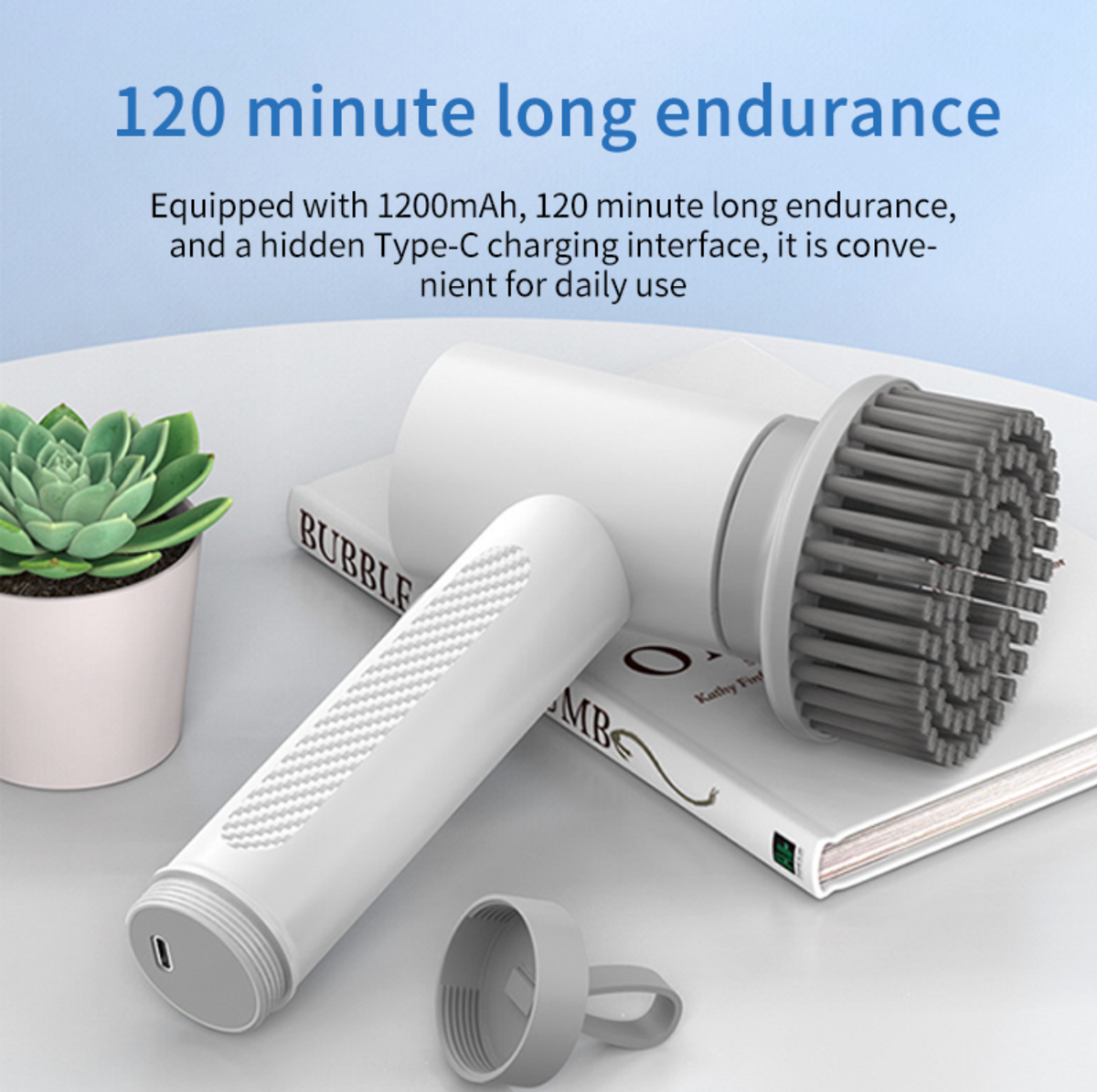 4-in-1 Electric Spin Scrubber