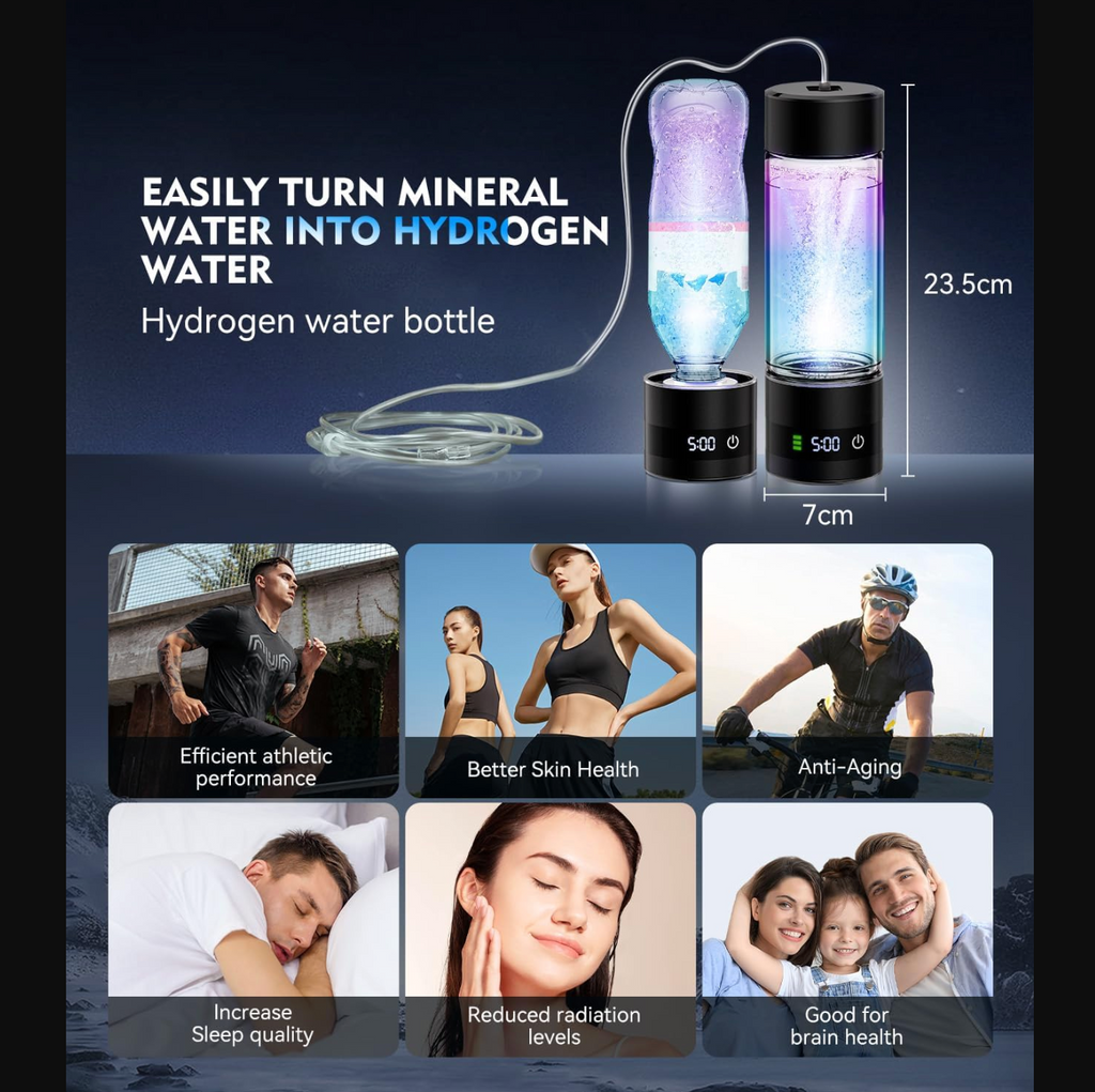 Rechargeable Hydrogen Water Bottle